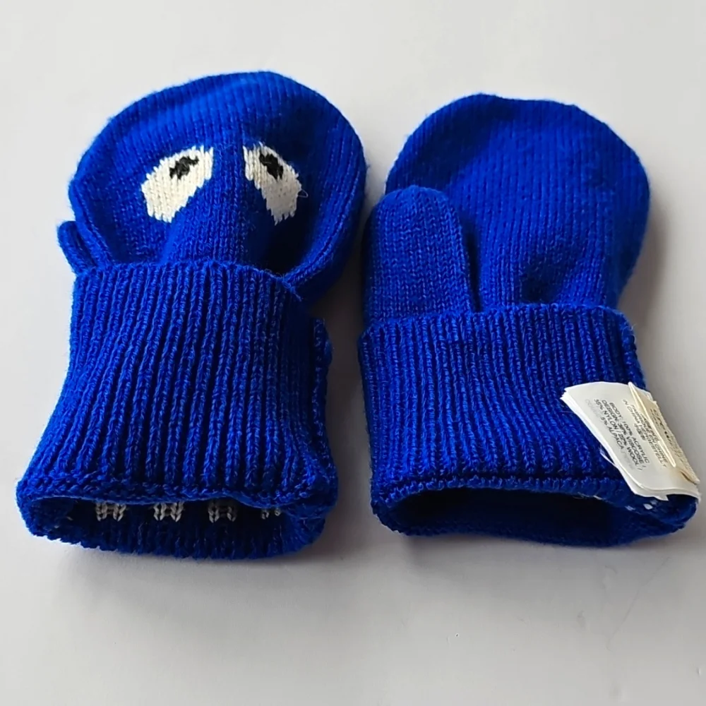 J Crew Kids Blue Mittens